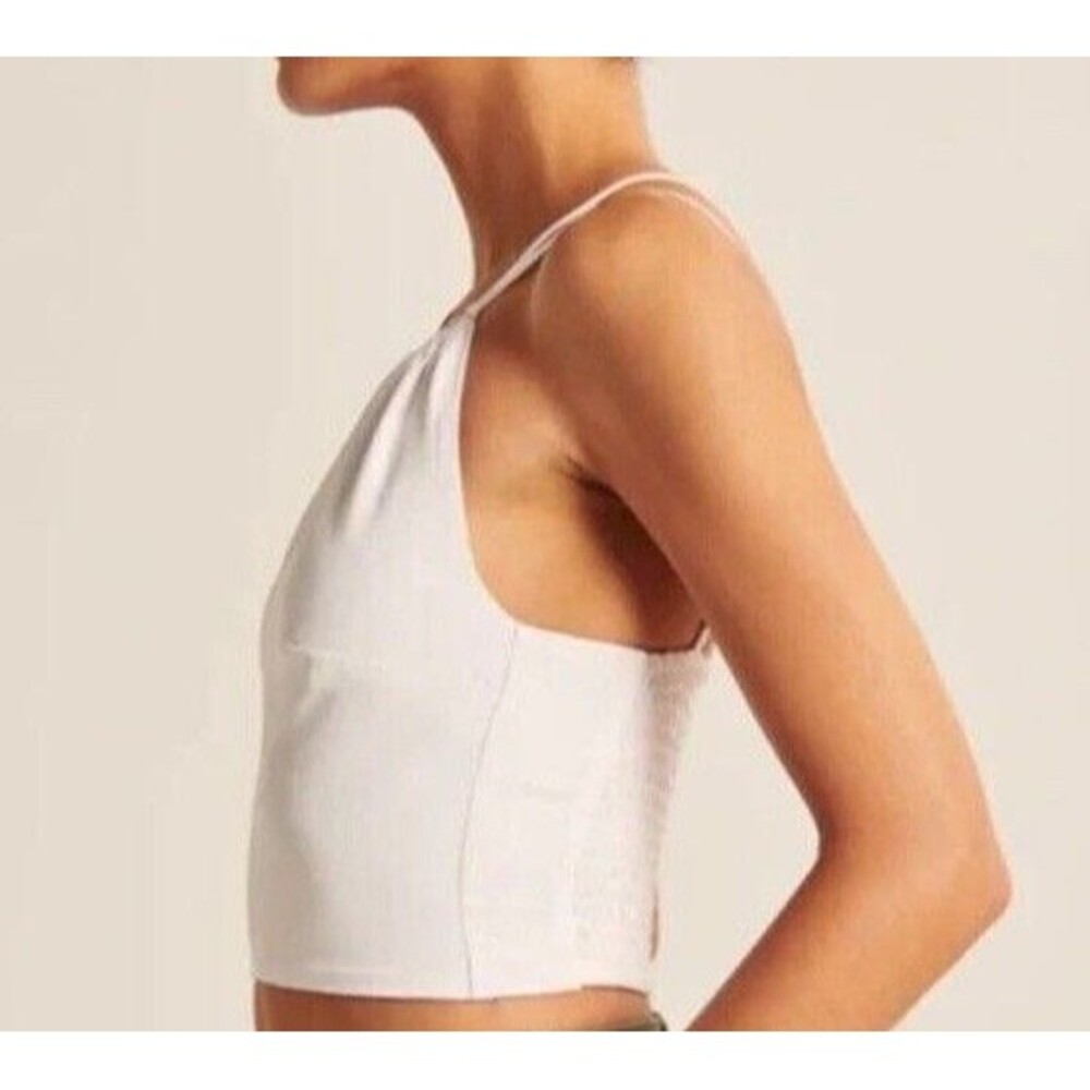 Abercrombie & Fitch Asymmetrical One Shoulder Top White‎ Size X- Small XS NWT